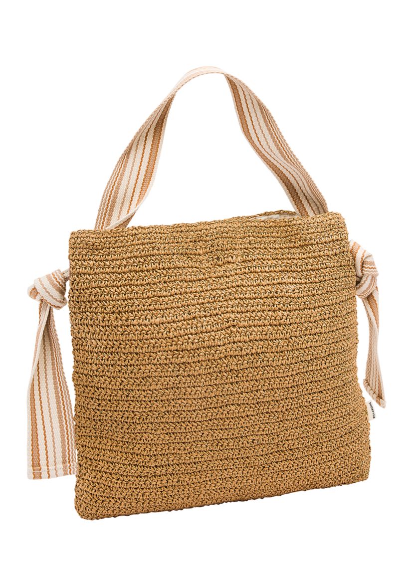 So Knotty Straw Bag