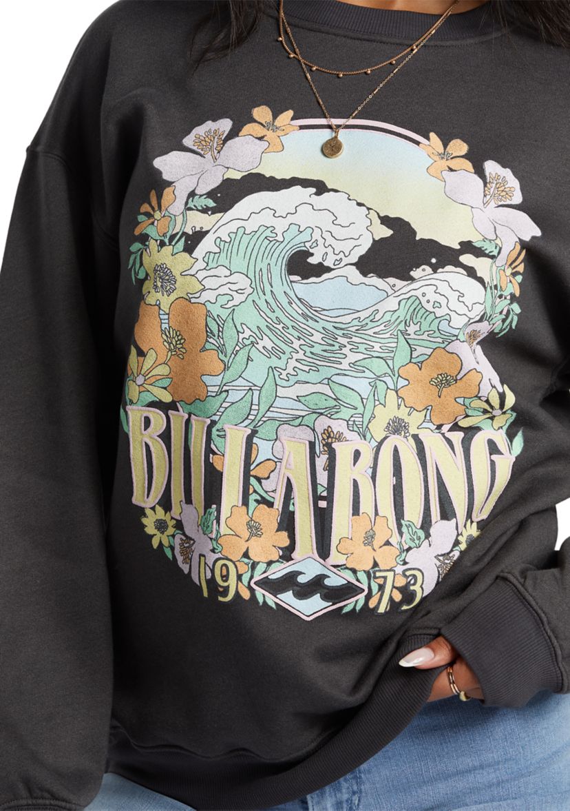 Waves Are Calling Graphic Pullover