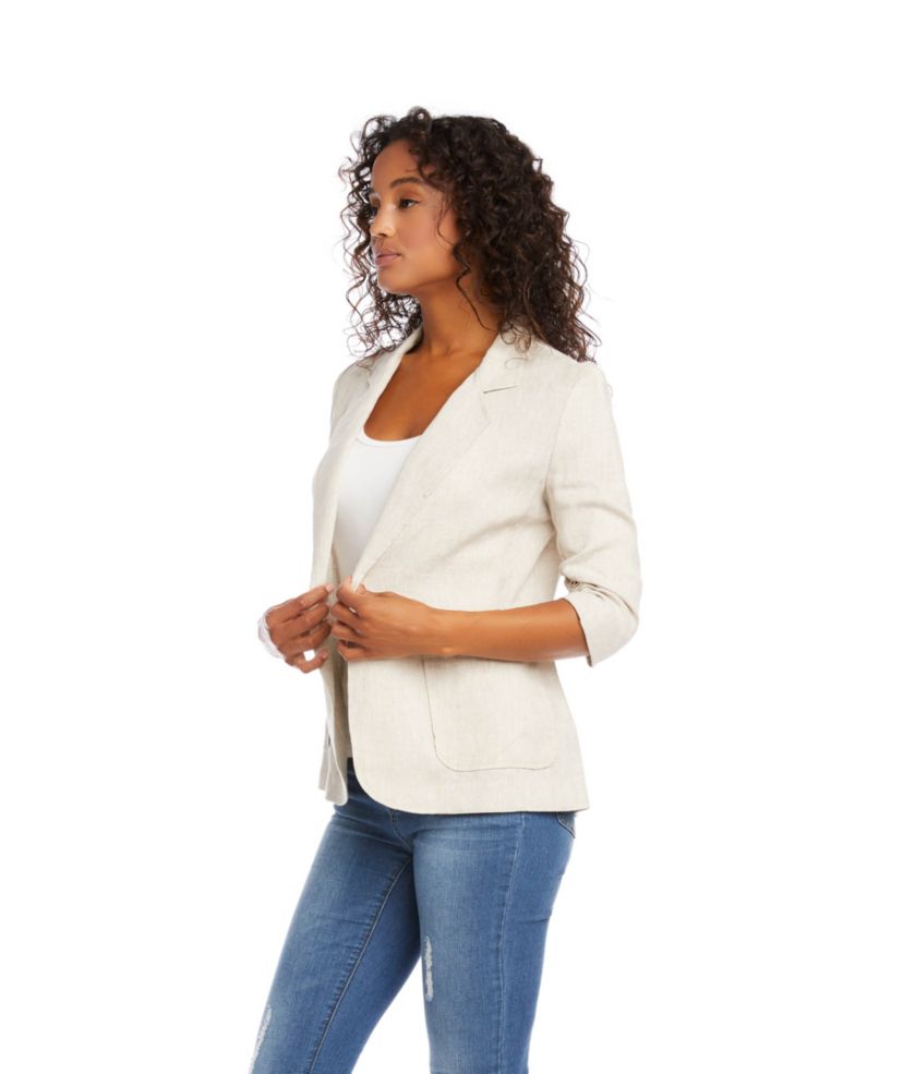 Ruched Sleeve Jacket