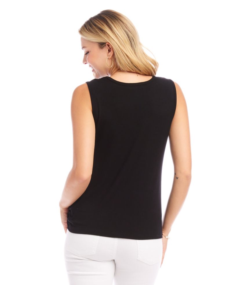 Sleeveless Pick-Up Top