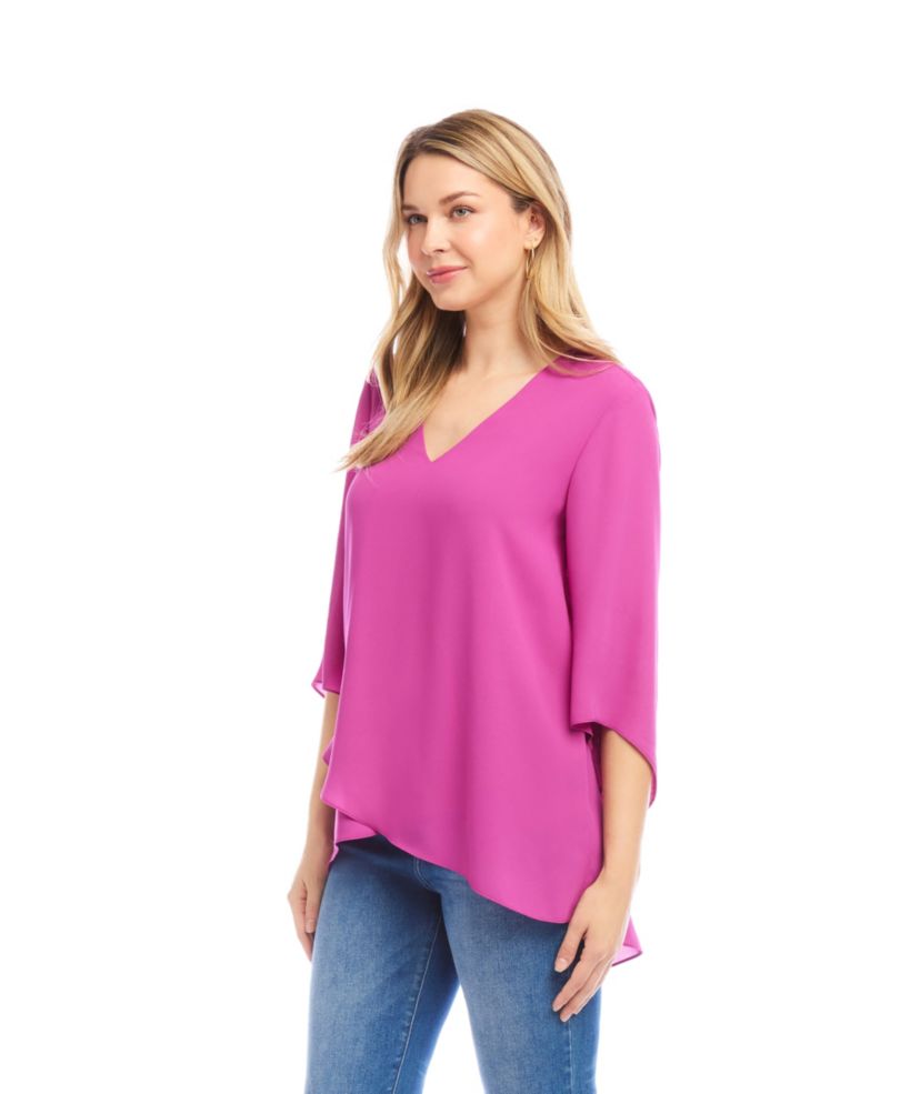 Bracelet Sleeve Asymmetric Top