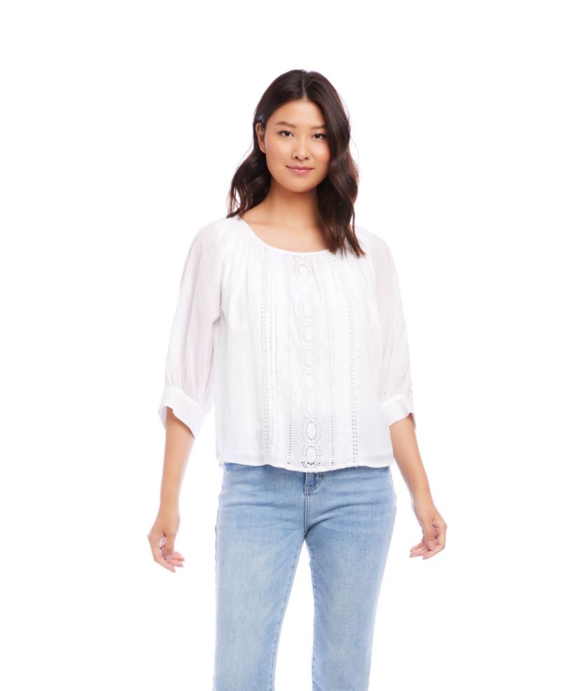 Lace Inset Top