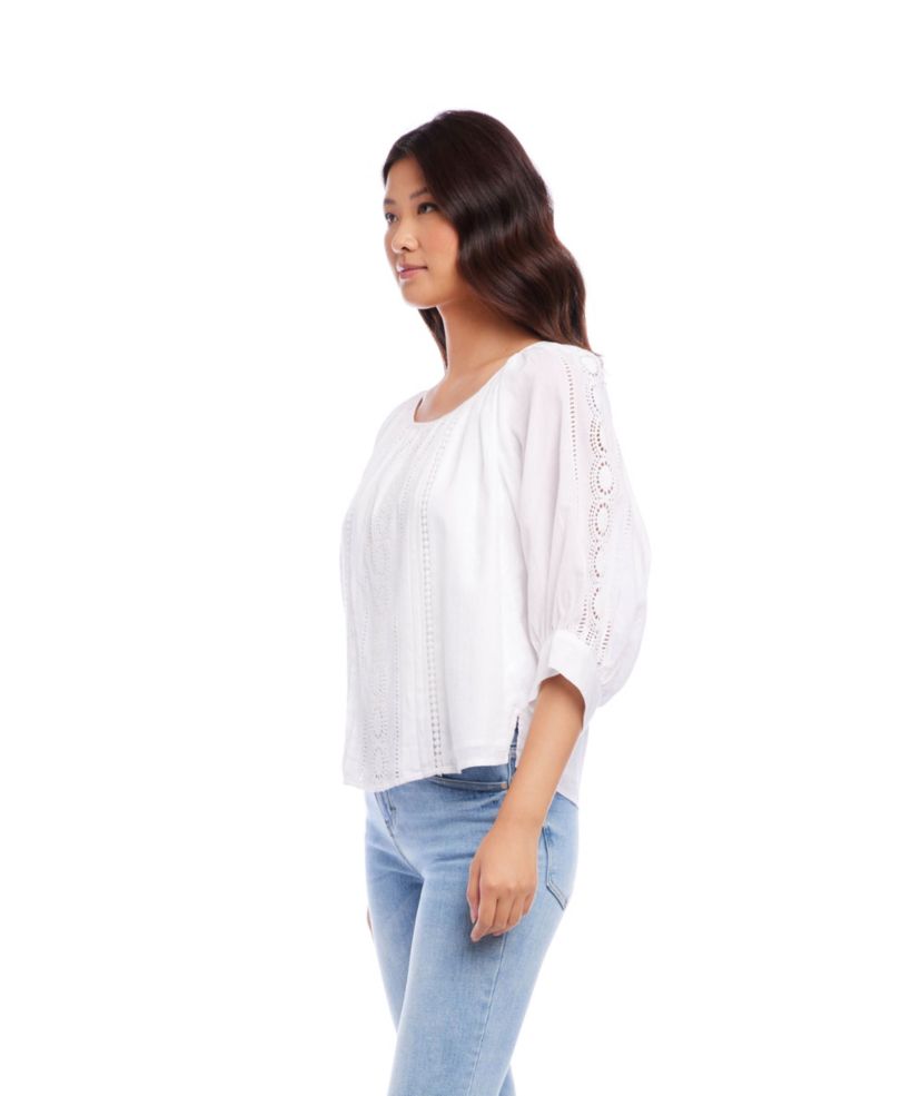 Lace Inset Top