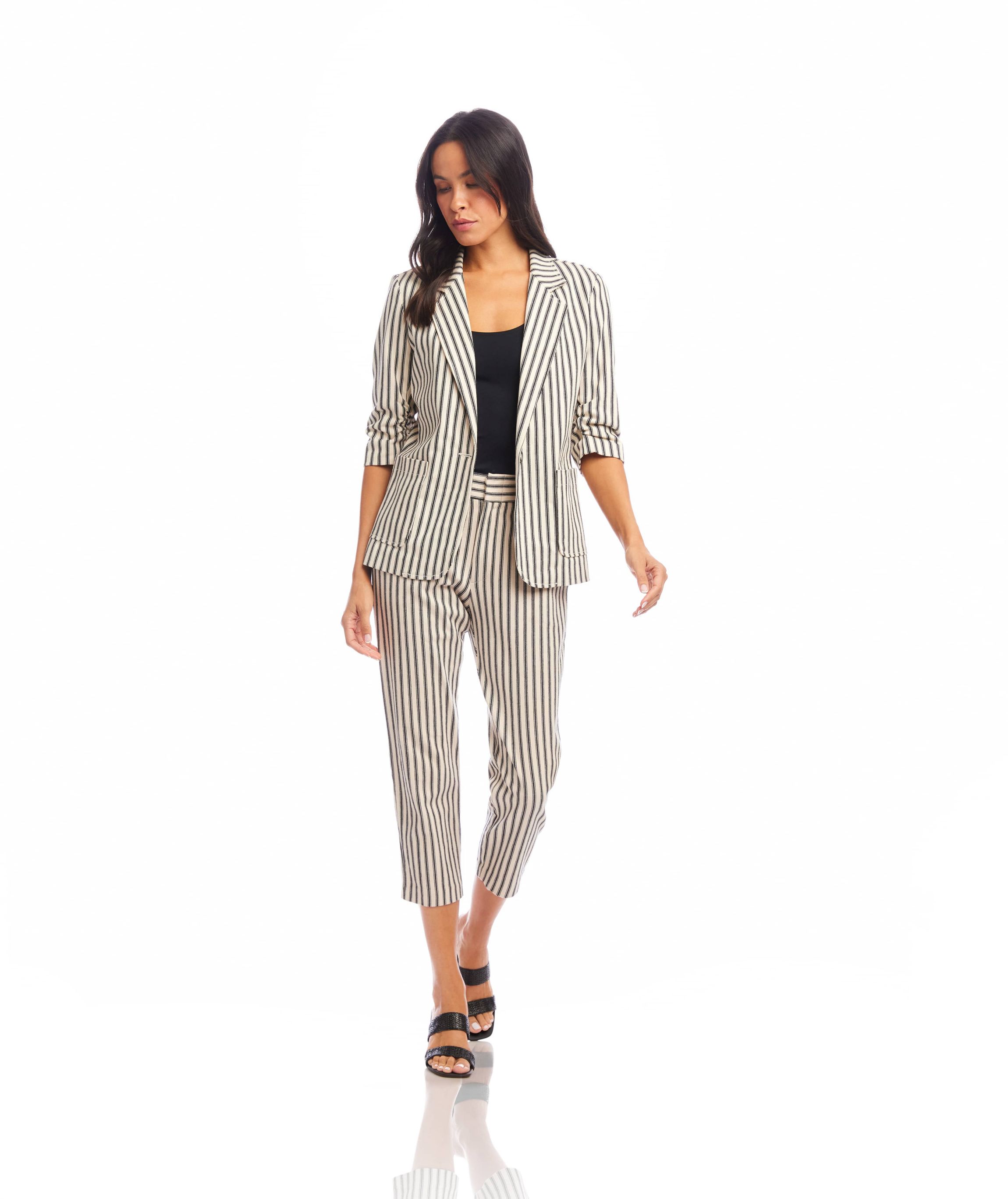 Ruched Sleeve Jacket