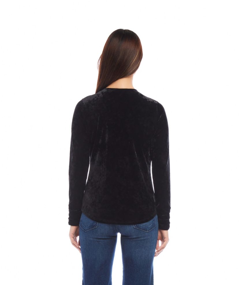 Shirred Sleeve Top