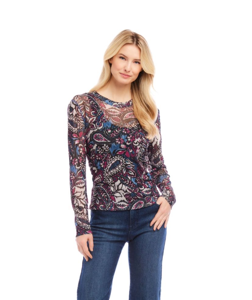 Long Sleeve Crewneck Top