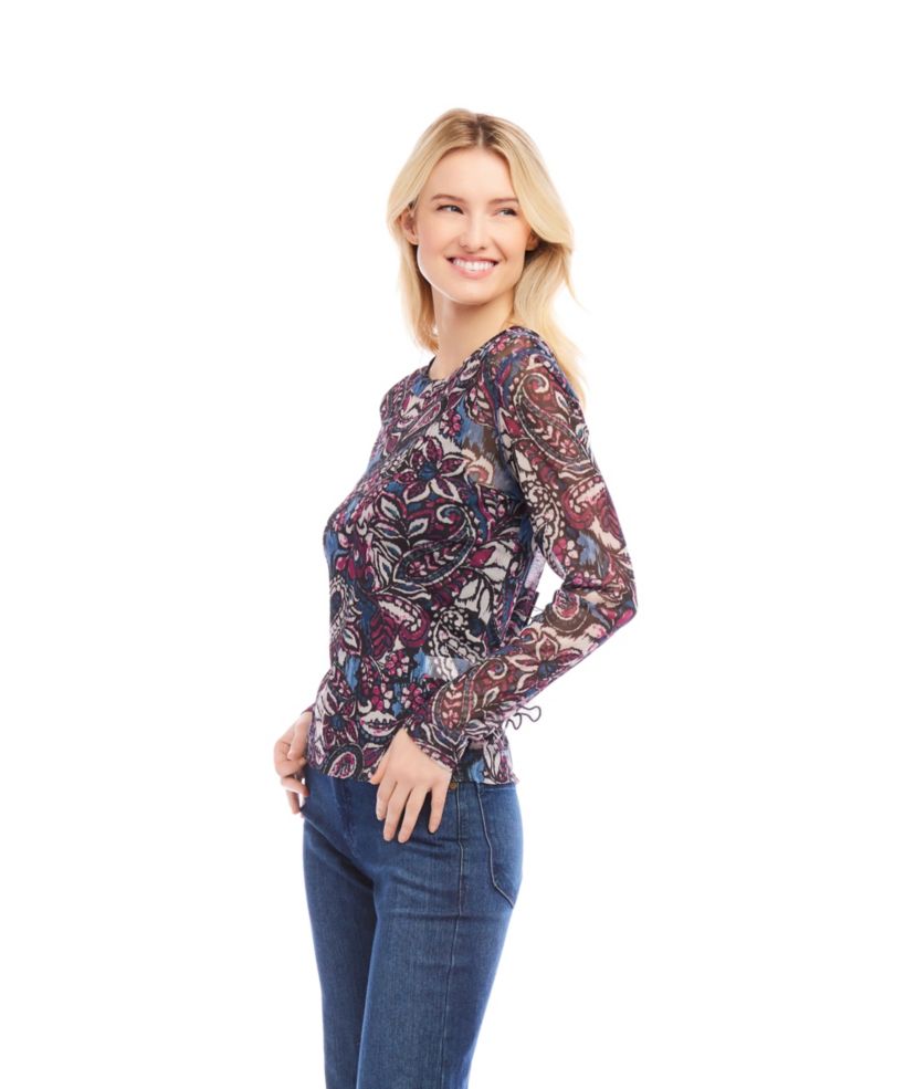 Long Sleeve Crewneck Top
