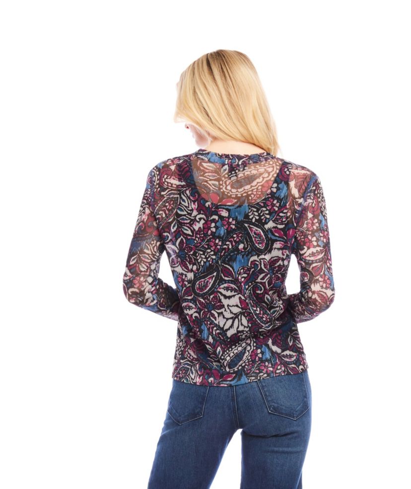 Long Sleeve Crewneck Top