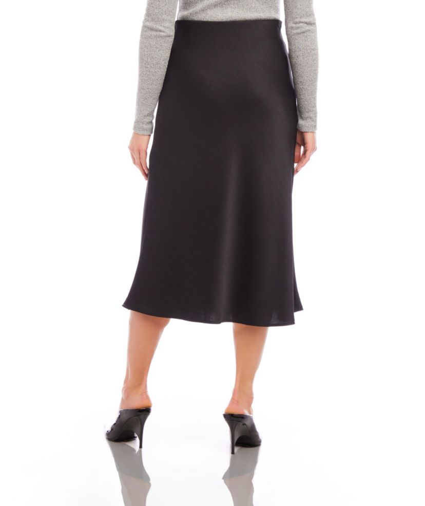 Bias Cut Midi Skirt