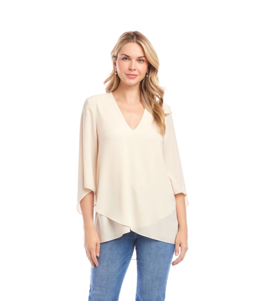 Bracelet Sleeve Asymmetric Top