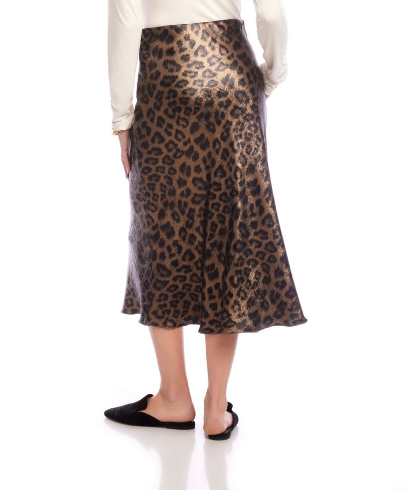 Bias Cut Midi Skirt