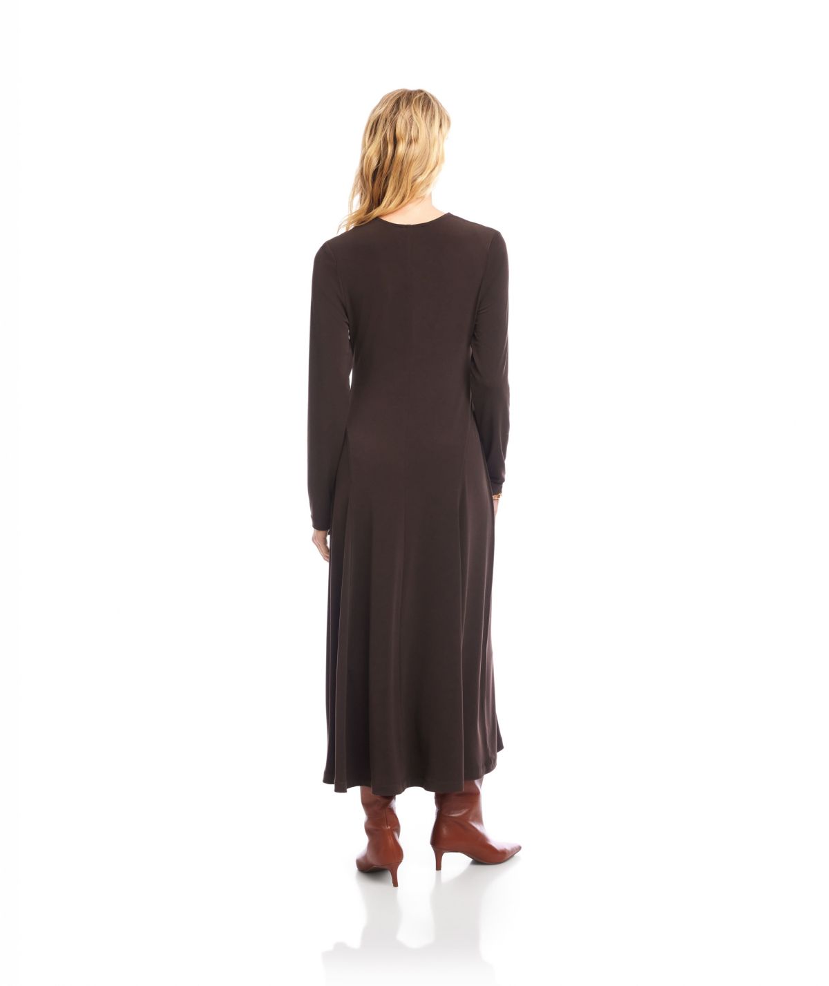 Kate V-Neck Midi Travel Dress