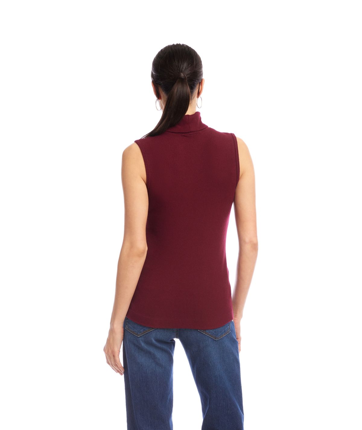 Ribbed Turtleneck Tank