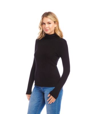 Karen Kane Women's Ribbed Turtleneck Top
