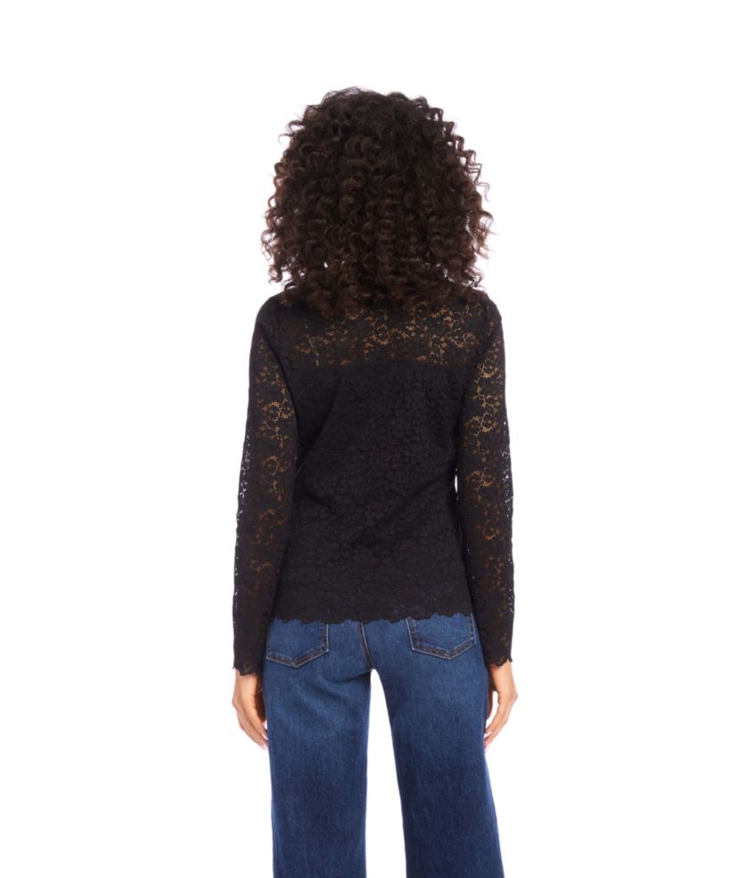 Scalloped Lace Top