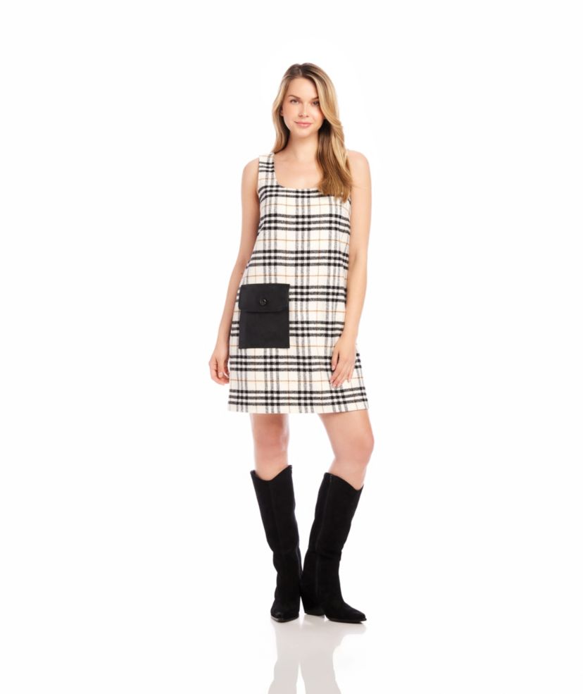 Plaid Shift Dress