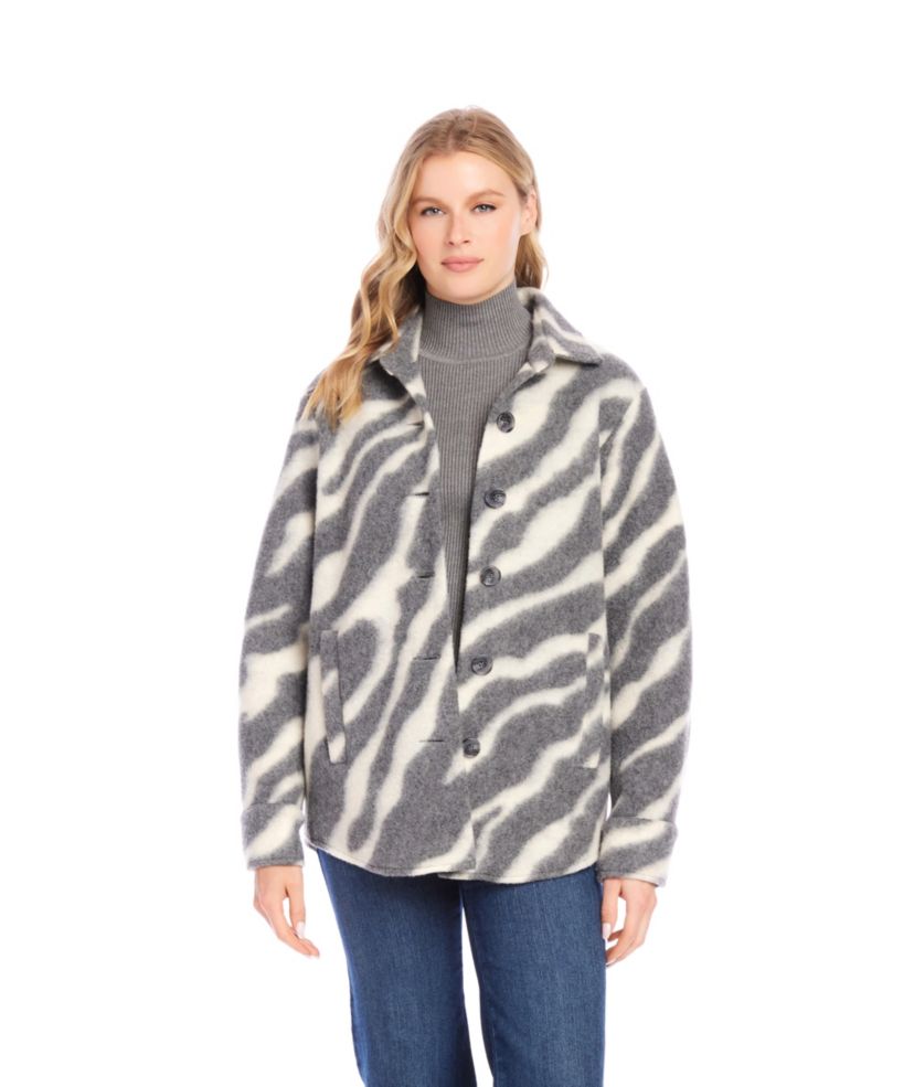 Brushed Shirt Jacket
