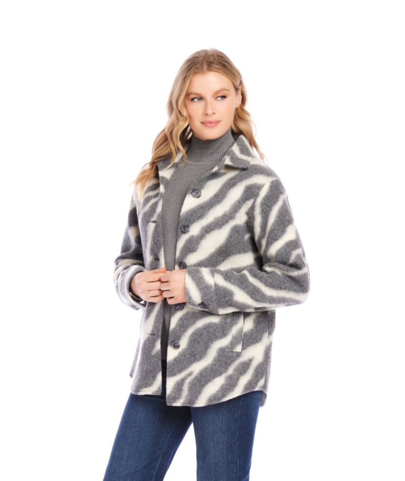 Brushed Shirt Jacket