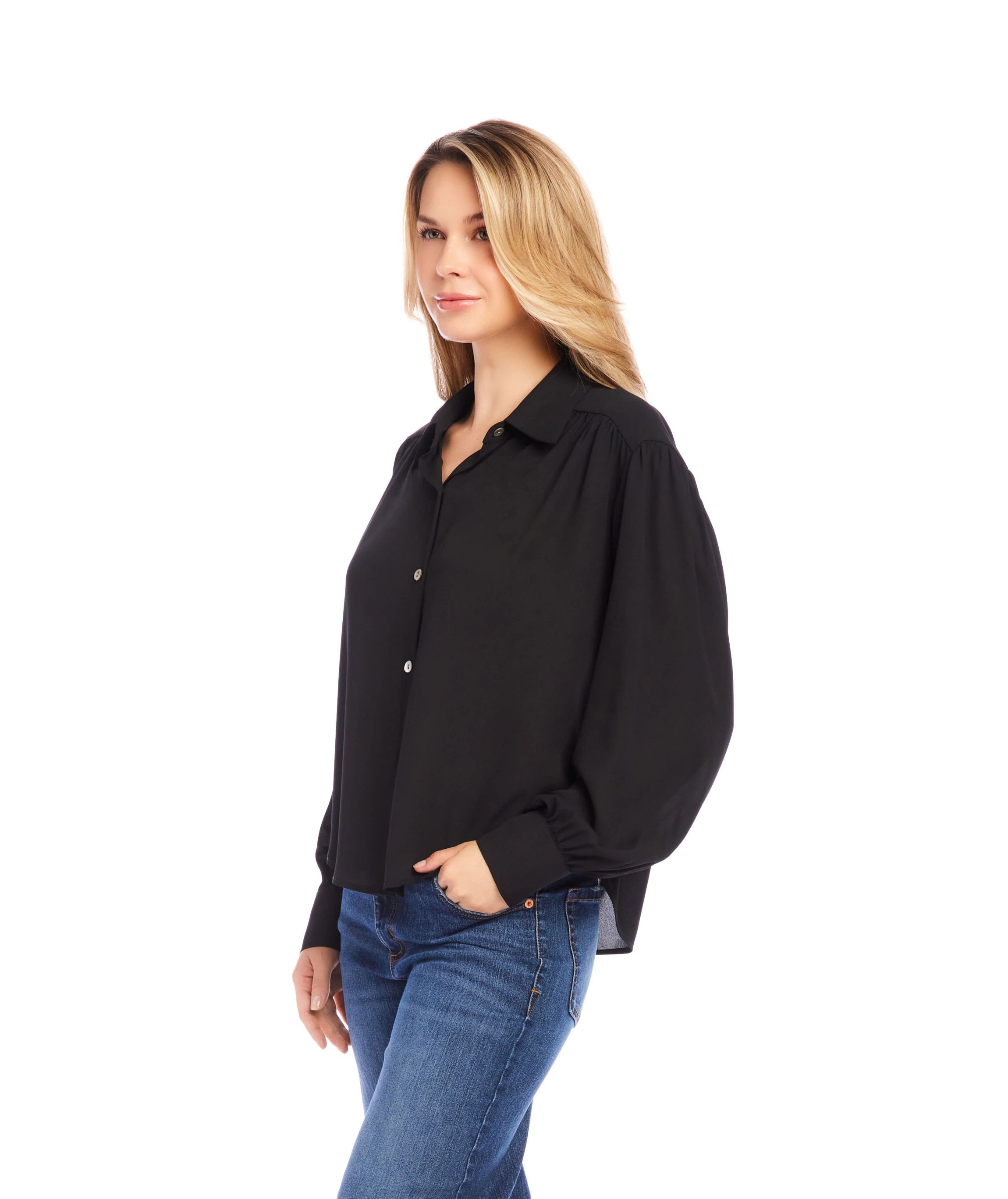 Dropped Shoulder Blouse