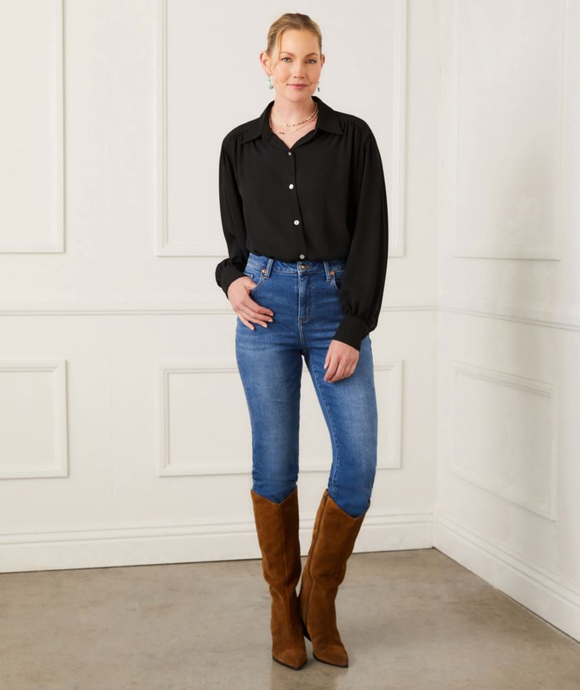Dropped Shoulder Blouse