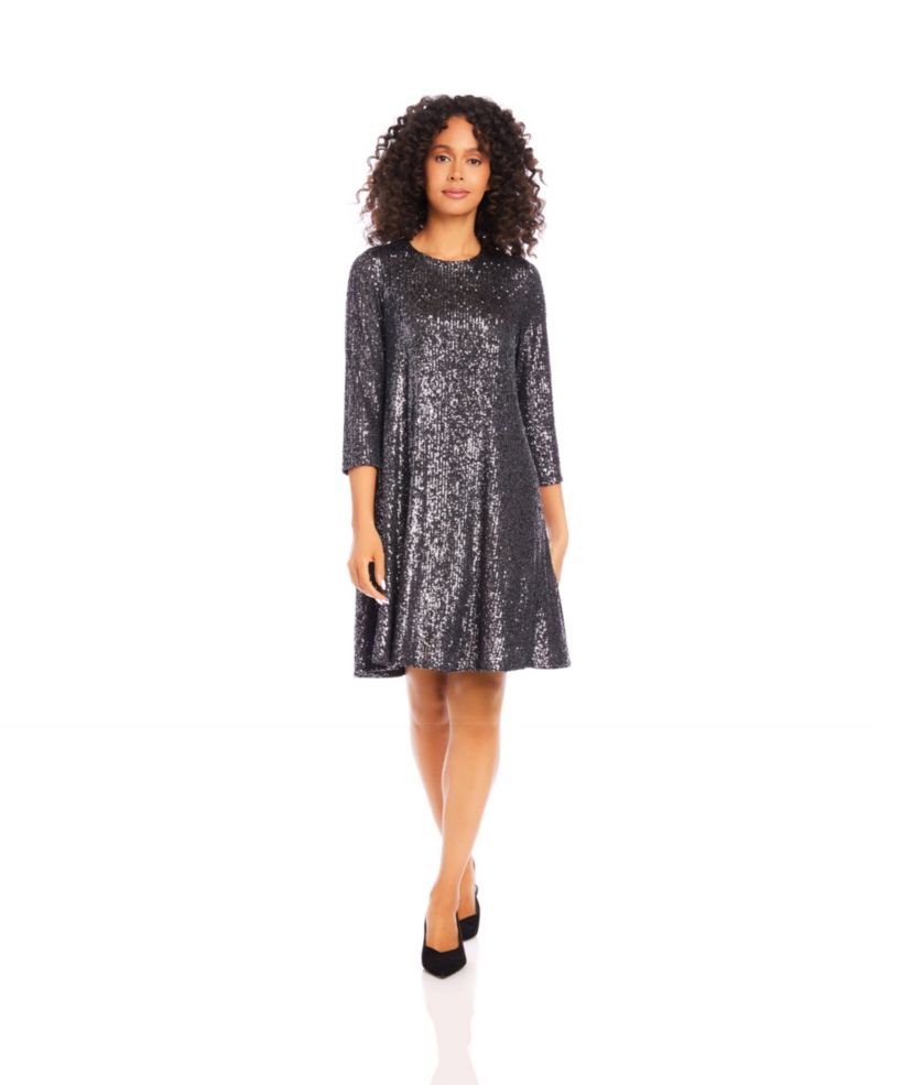 Sequin Swing Dress