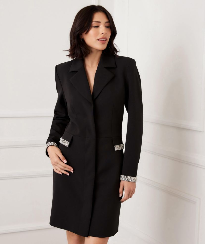 karen kane cocktail dresses Karen Kane Women's Plus Size 3/4 Sleeve Cascade Wrap Dress, 3X, 3X, Forest Green, Rayon/Spandex