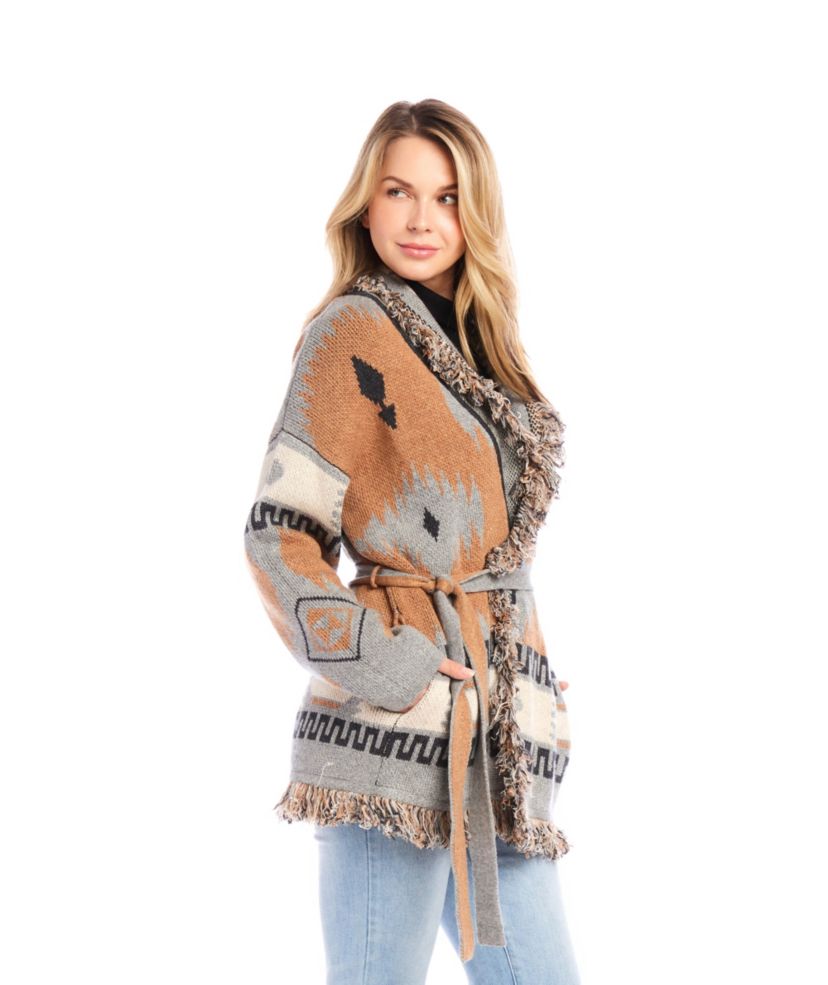 Fringe Cardigan Sweater