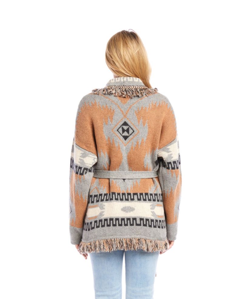 Fringe Cardigan Sweater