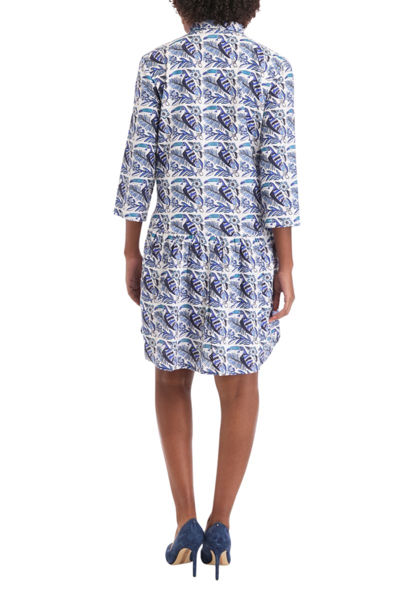 Womens Deauville Broderie Short Dress