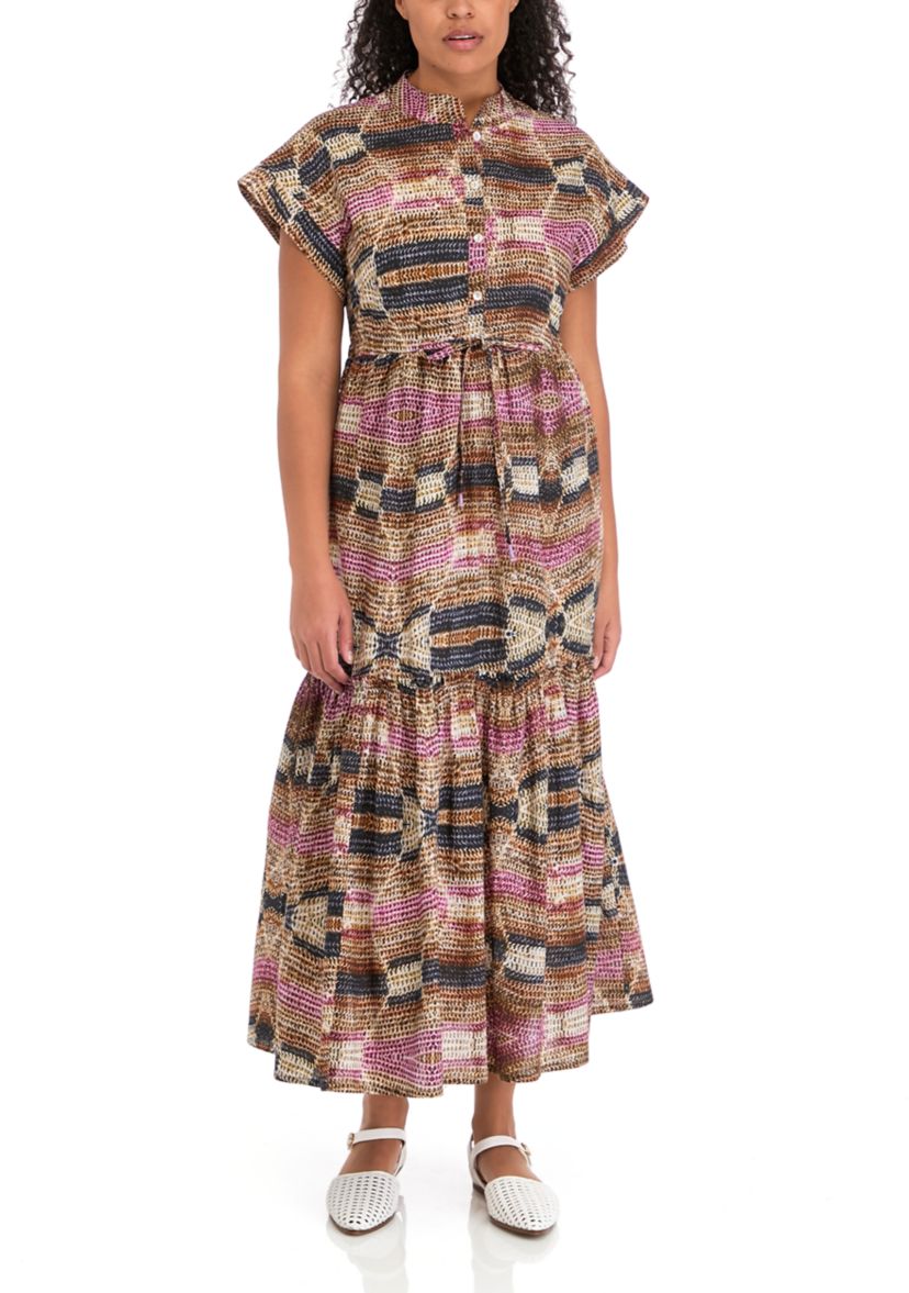 Womens Mumi Short Sleeve Maxi Dress