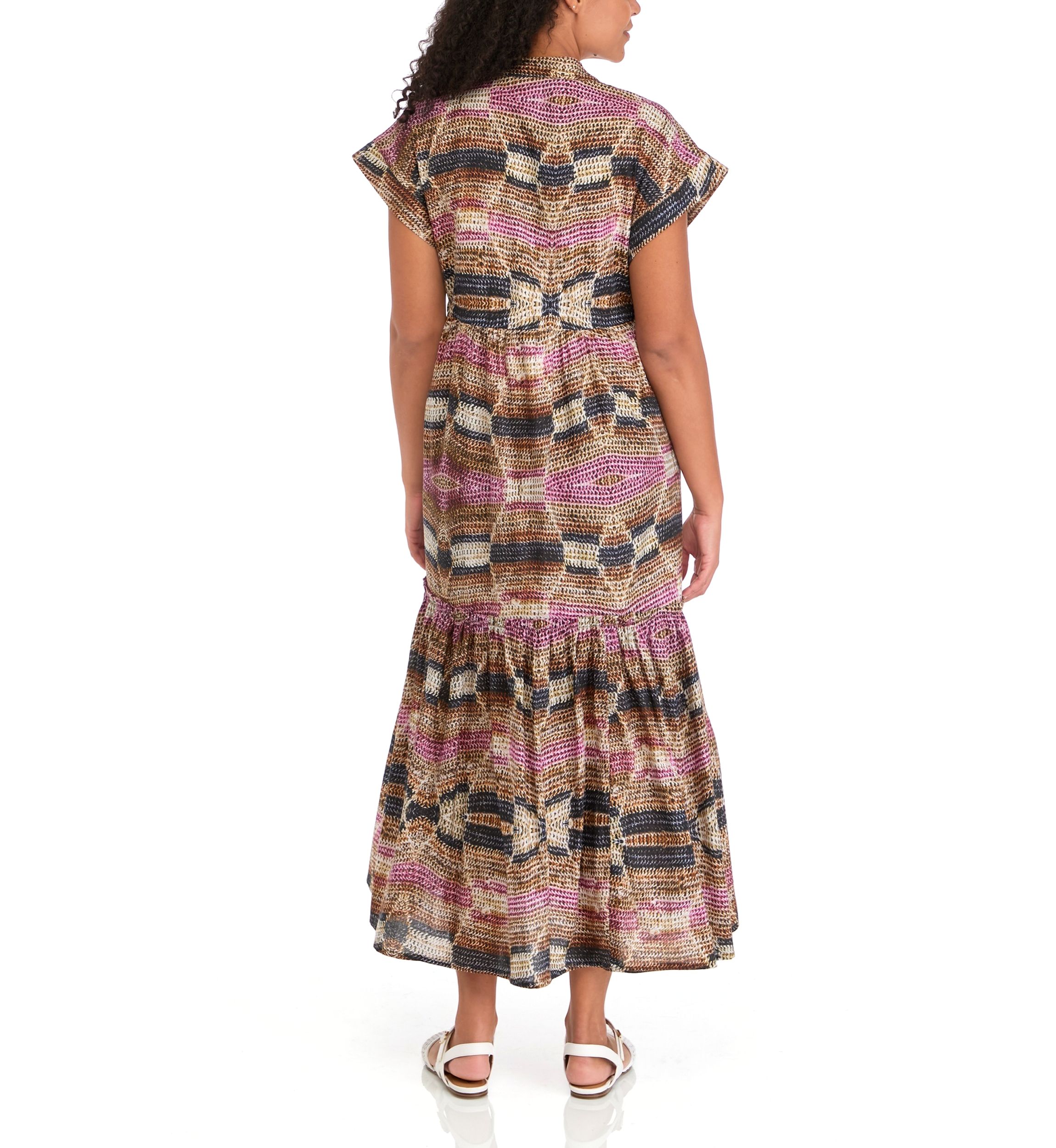 Womens Mumi Short Sleeve Maxi Dress