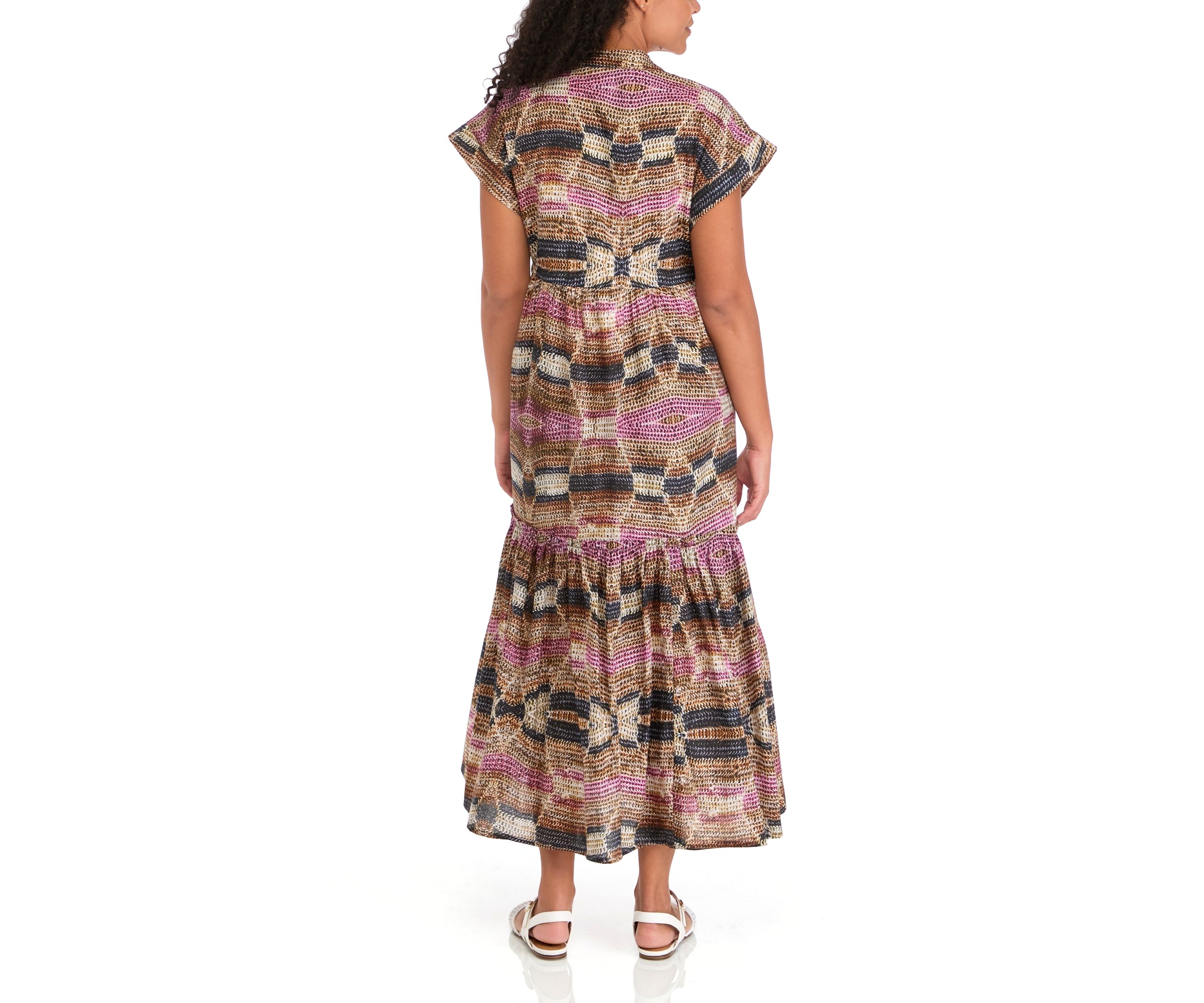 Womens Mumi Short Sleeve Maxi Dress