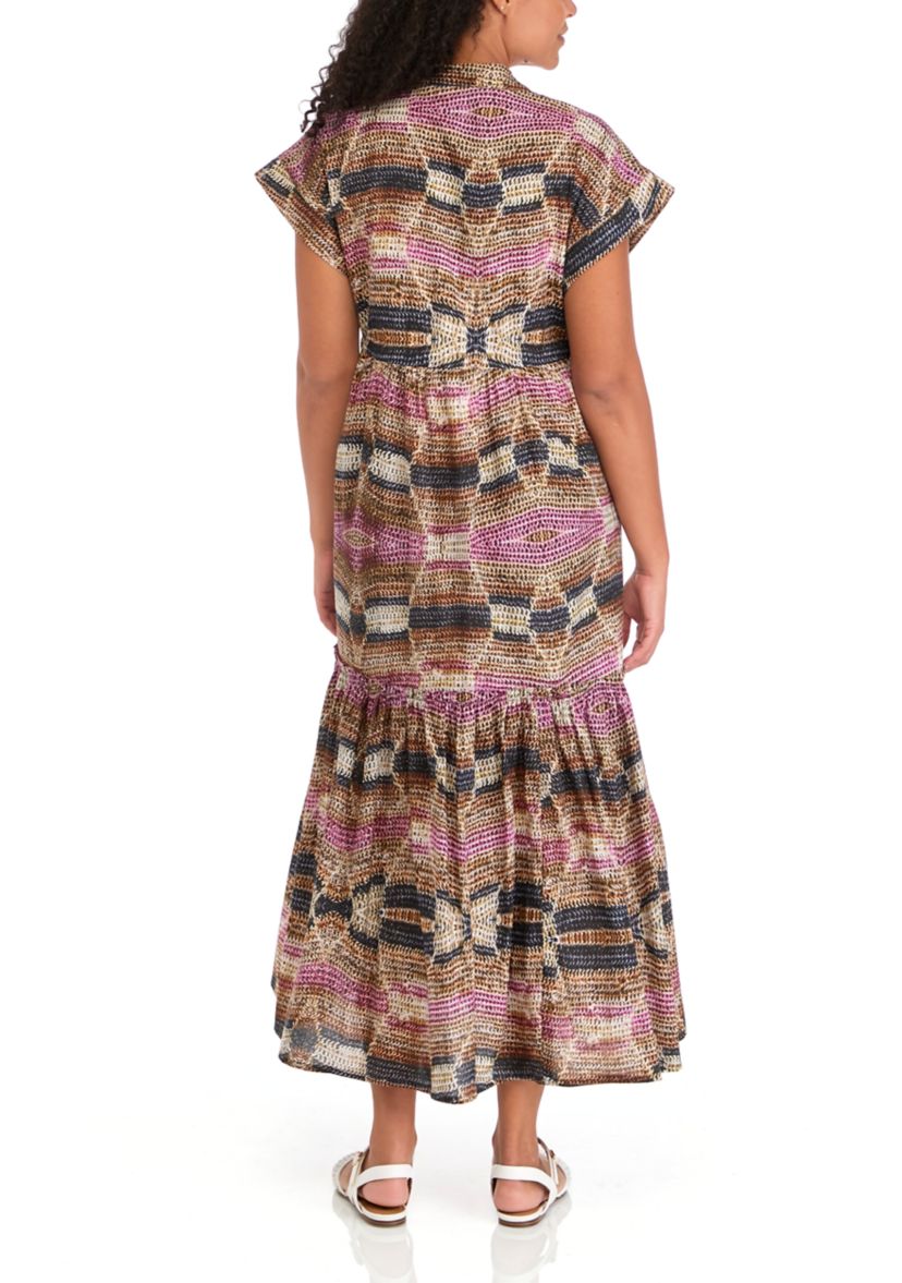 Womens Mumi Short Sleeve Maxi Dress