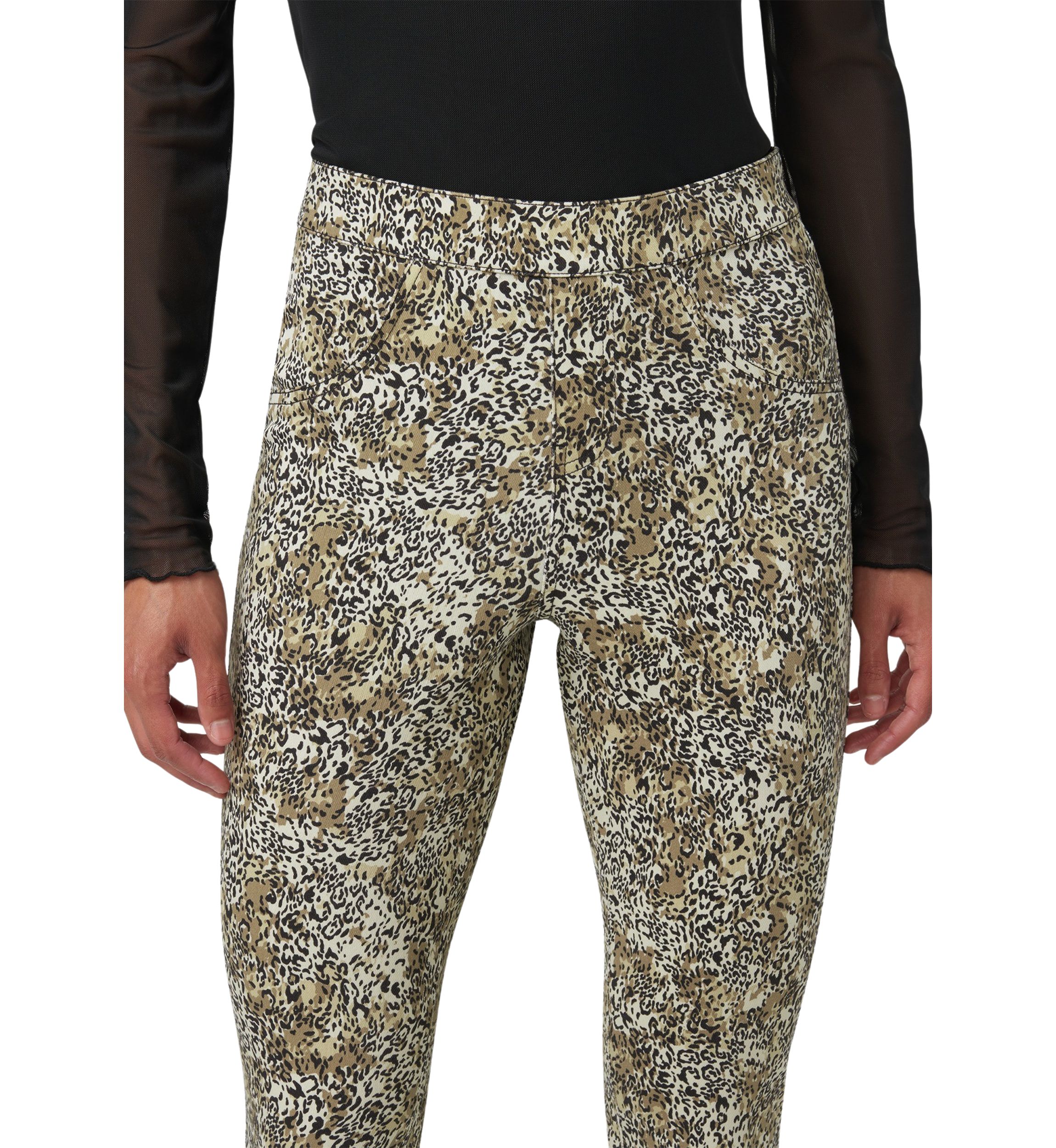 Womens Ditsy Animal Denim Leggings