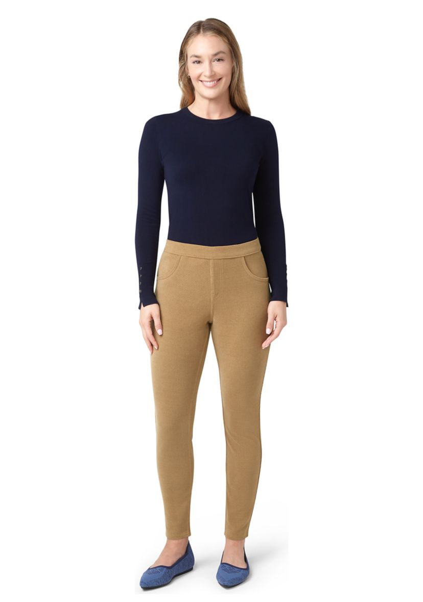 Womens Butter Twill Jean Style Leggings