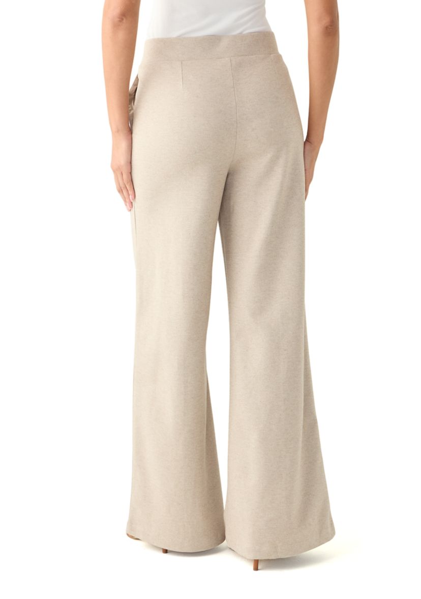 Womens Pull On Wide Leg Pants