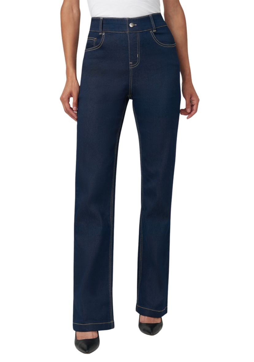 Womens High Rise Bootcut Denim Pants