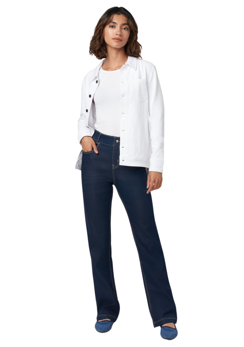 Womens High Rise Bootcut Denim Pants