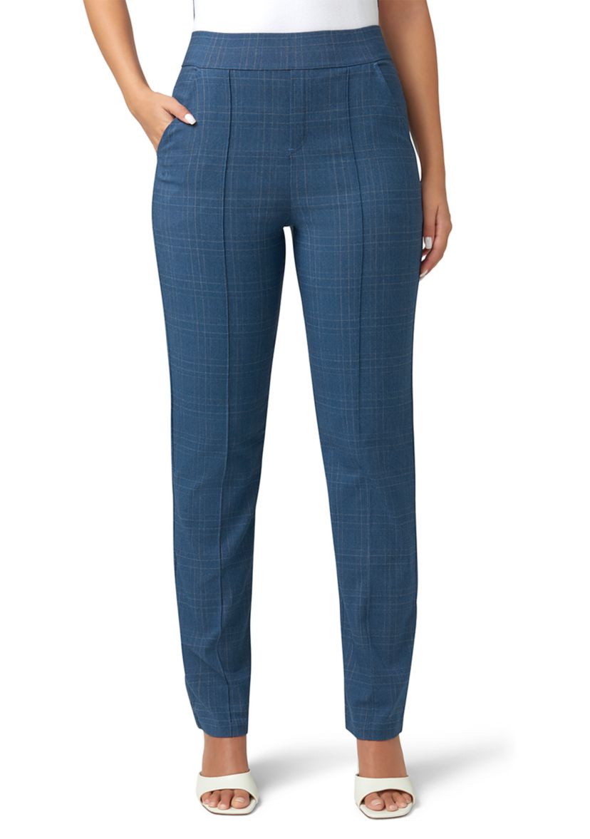 Womens Dress Up Denim Pull-On Trousers