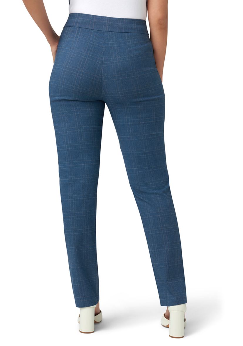 Womens Dress Up Denim Pull-On Trousers