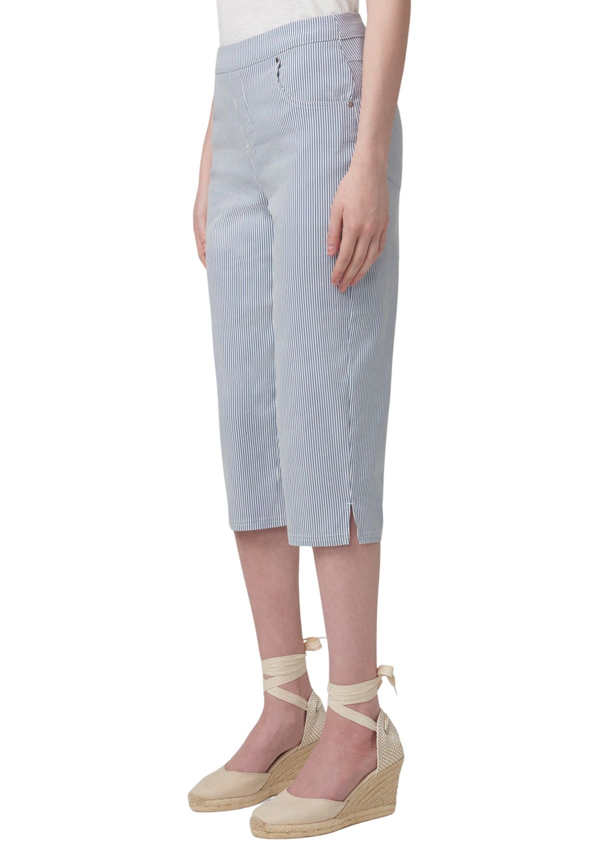 Womens Spring Stripe Pedal Pushers