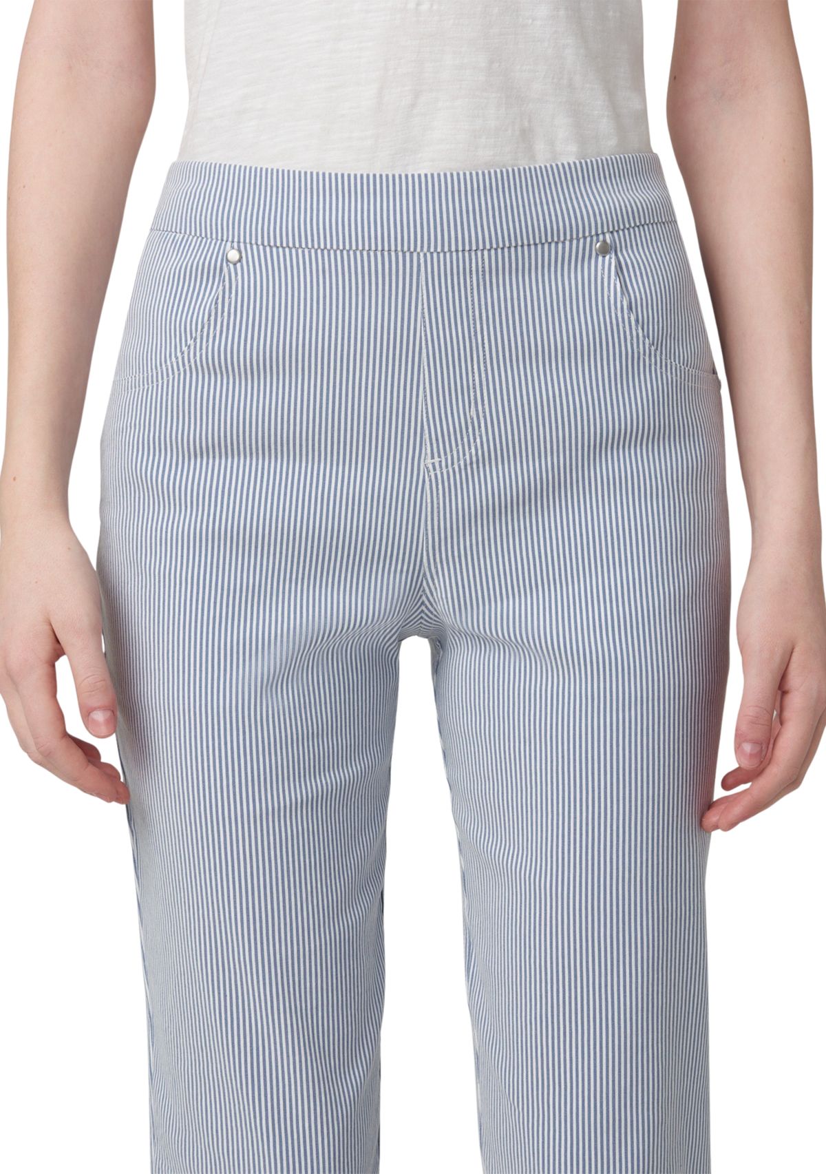 Womens Spring Stripe Pedal Pushers