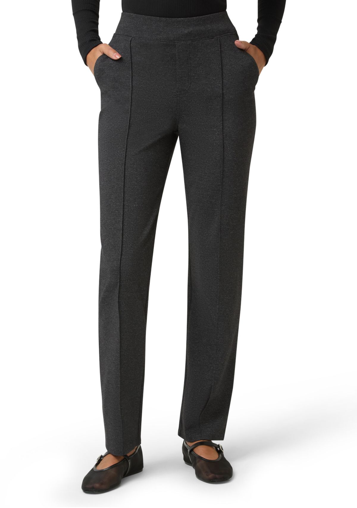 Womens Tweed Pull-On Trousers