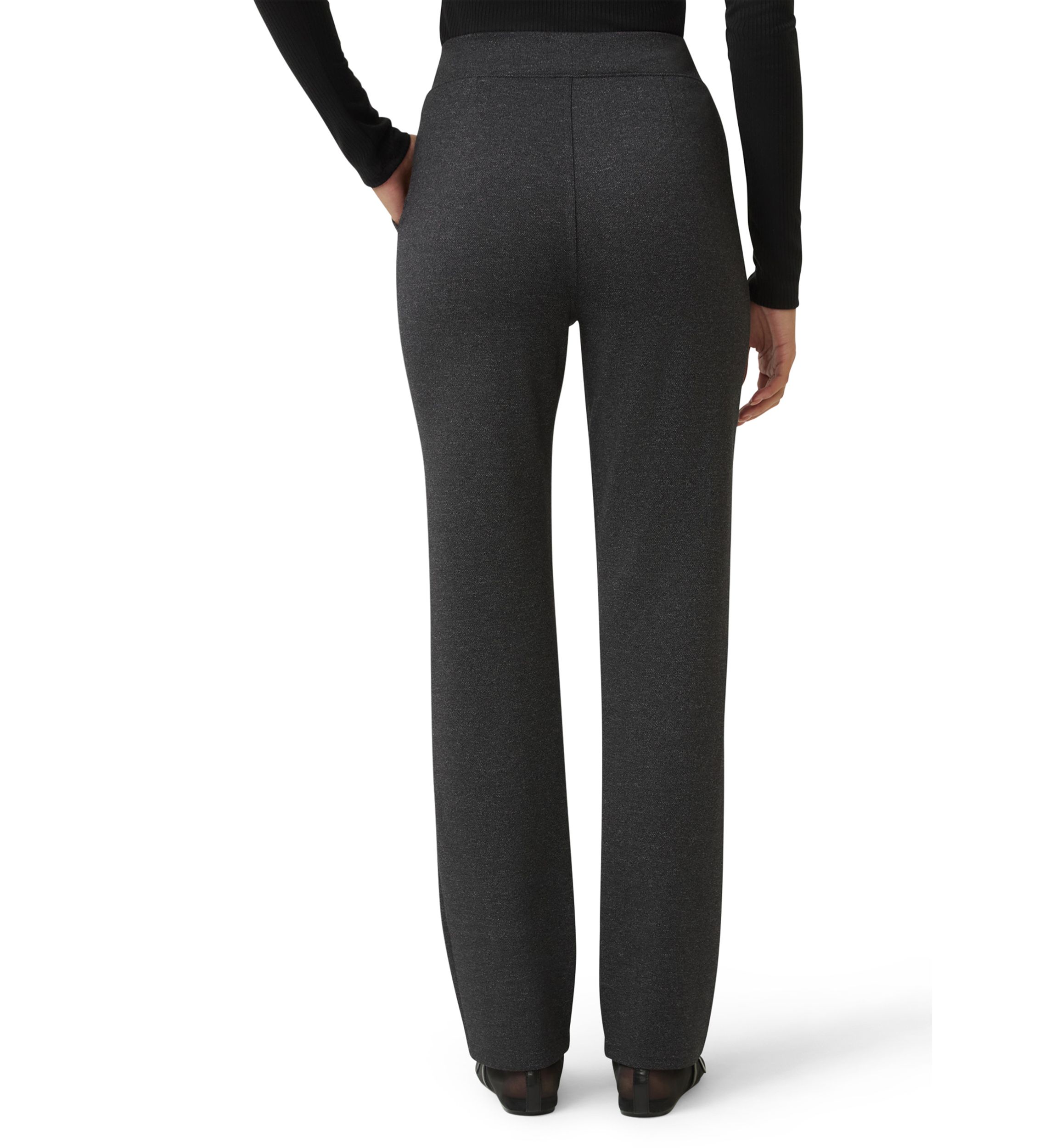 Womens Tweed Pull-On Trousers