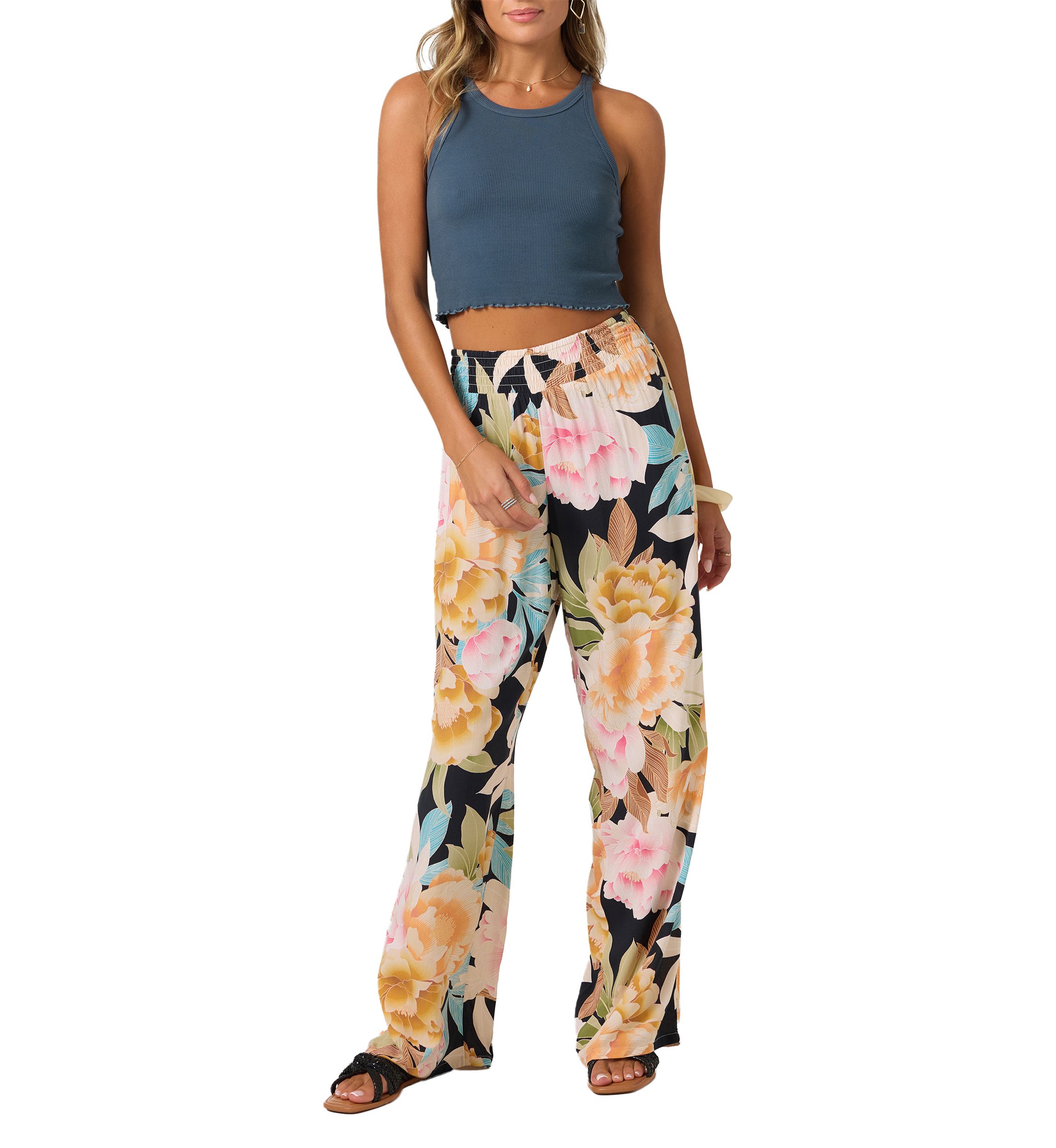 Womens Jonie Mikah Floral Printed Pants