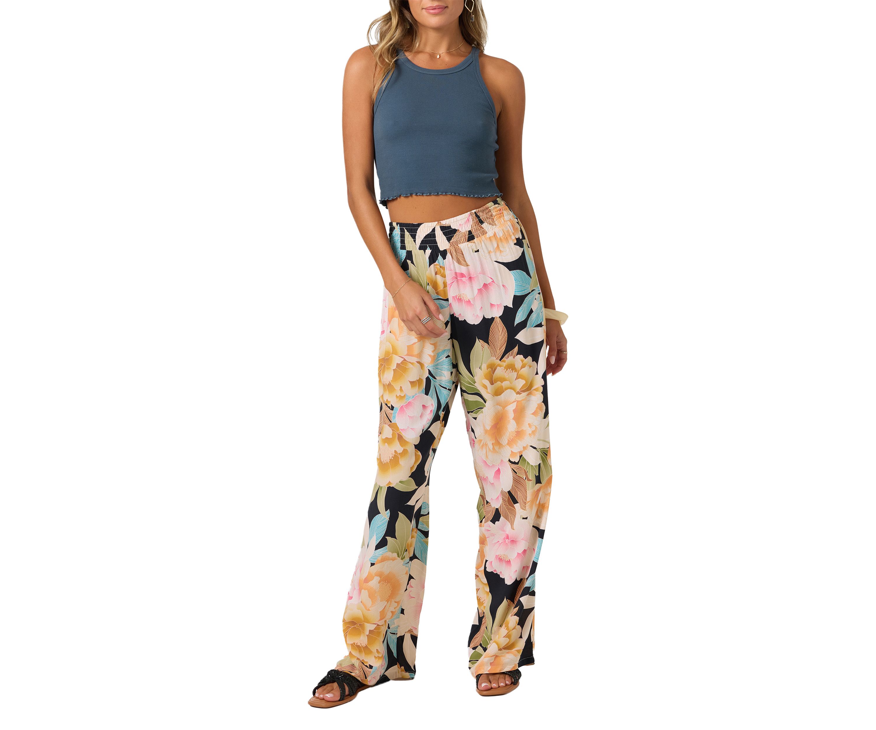Womens Jonie Mikah Floral Printed Pants