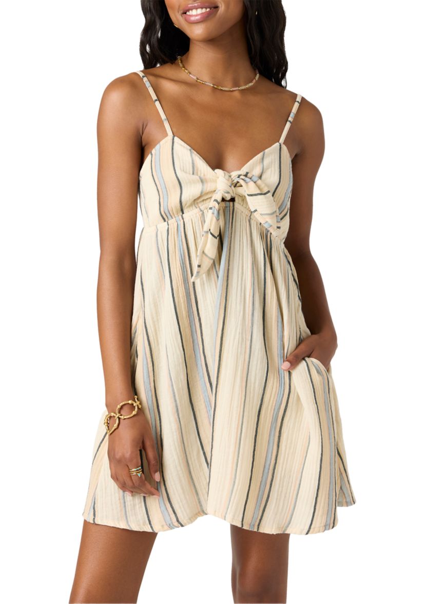 Womens Natalya Stripe Mini Dress