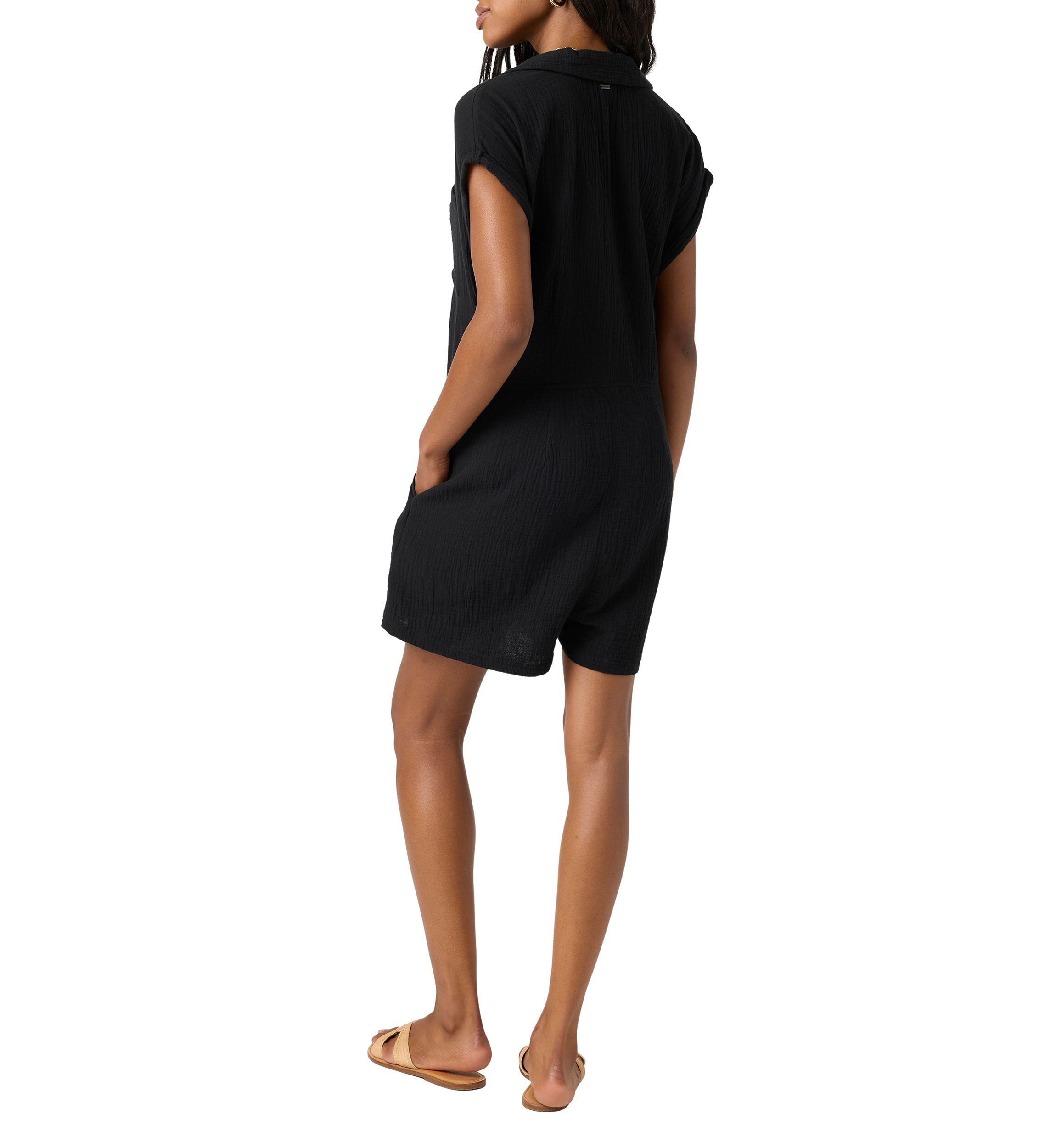 Kamilla Cotton Crinkle Romper 