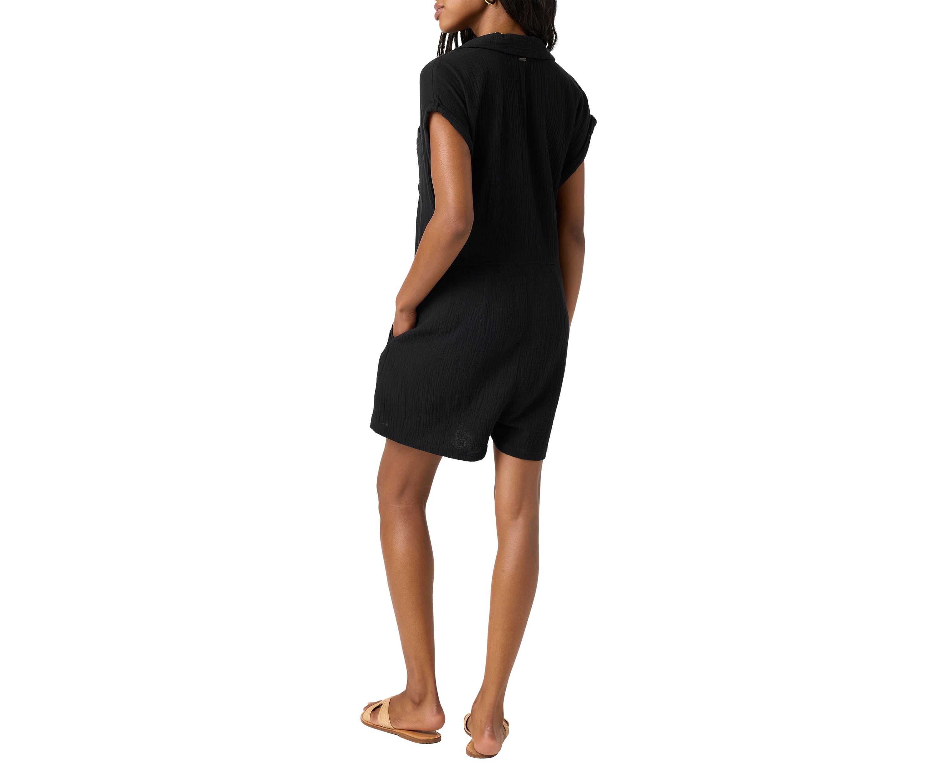 Kamilla Cotton Crinkle Romper 