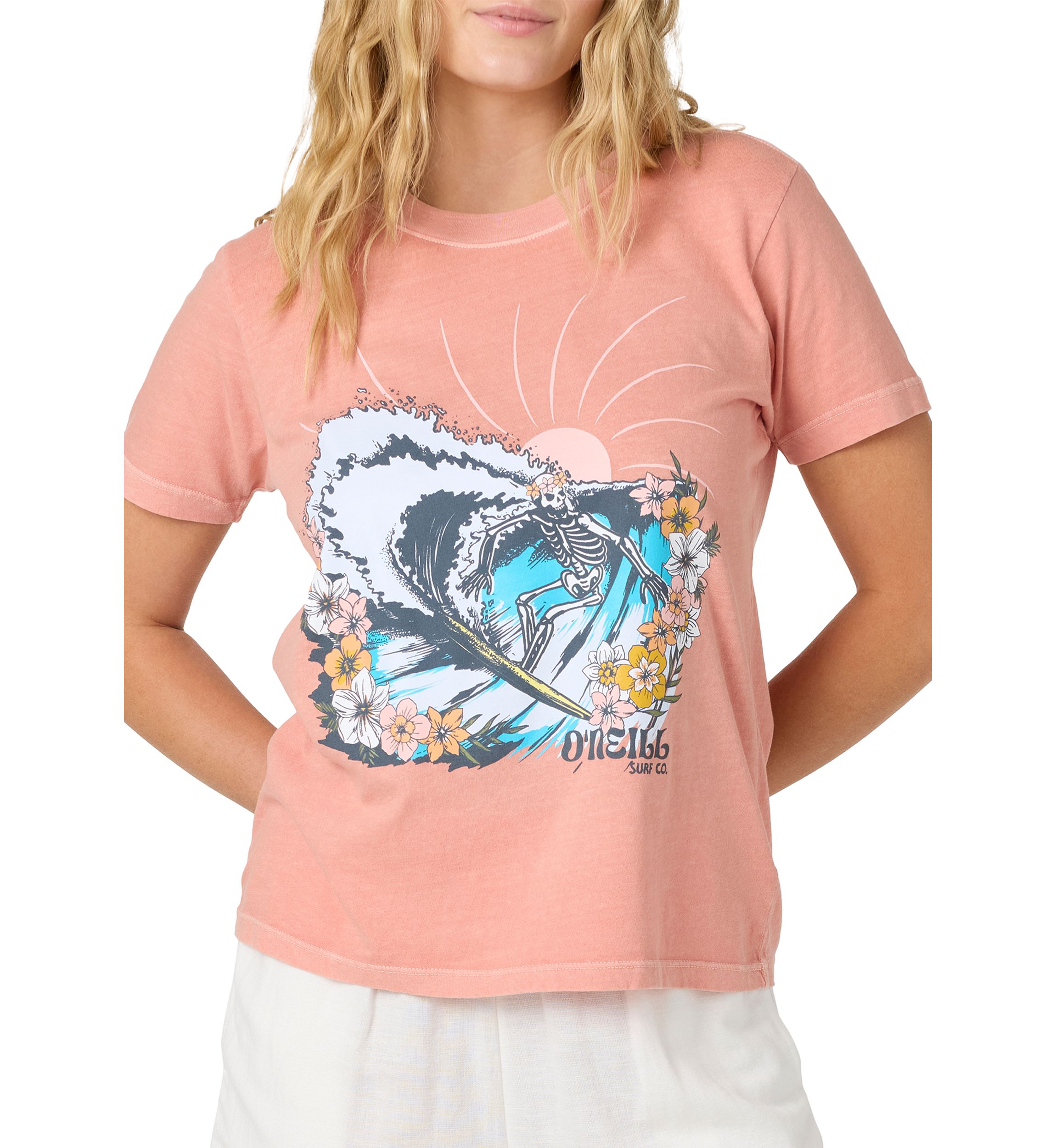 Womens Saltwater Surfer Graphic T-Shirt